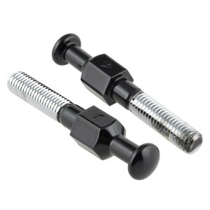 キジマ(Kijima) バイクパーツ 荷掛ボルト 1/2"-13 2-1/4"(57.2mm) リアショック用 ハーレー スチール/ブラック HD-03086