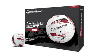 �e�[���[���C�h(TAYLOR MADE) TMJ24 SpeedSoft INK RED 12���� �X�s�[�h�\�t�g �C���N ���b�h �S���t�{�[�� 2024�N���f�� ���b�h