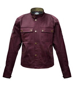 (ACE CAFE LONDON) Historic Cotton Blouson Burgundy XXL