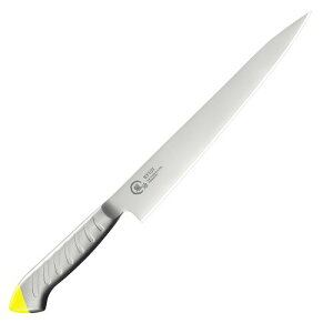 下村工業 日本製 ( 龍治 ステンカラー ) 筋引 240mm イエロー モリブデン・バナジウム鋼 食洗器対応 HACCP対応 RYS-22Y 新潟 燕三条製