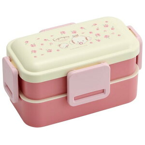 スケーター(Skater) 弁当箱 2段 600ml 女性 日本製 ふわっと盛れるドーム型ふた ランチボックス 食洗機対応 レンジ対応 サンリオ こぎゅみん フラワーリース PFLW4AG-A