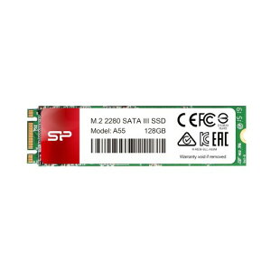 SP Silicon Power �V���R���p���[ SSD M.2 2280 3D TLC NAND�̗p 128GB SATA III 6Gbps 3�N�ۏ� A55�V���[�Y SP128GBSS3A55M28