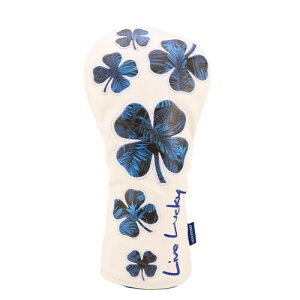 �u���b�N�N���[�o�[(Black Clover) �S���t �w�b�h�J�o�[ �t�F�A�E�F�C�E�b�h�p �A���n FW �J�o�[ ALOHA FAIRWAY COVER NAVY FLOWER BCJS4AF006FW