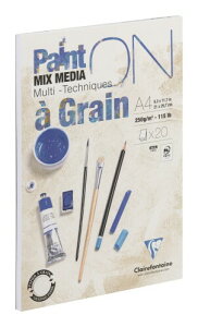 N[tHe[k yCgI A4 pbh with Grain 20 250g/m2 ~bNXfBAy[p[ PEFCF؎擾 AVbht[ ISO9706   pXe AN CN M Clairefontaine