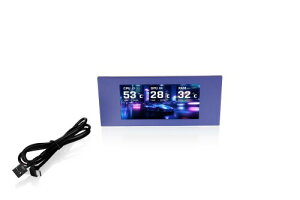 Thermaltake 6.0inch LCD Panel Kit for View 600 TG Future Dusk LCD�p�l���L�b�g AC-080-OONNAN-A1 CS9398