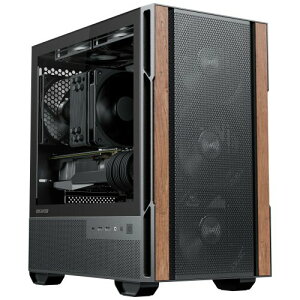 Okinos Cypress 3 Wood Micro-ATX�Ή��~�h���^���[�P�[�X �u���b�N