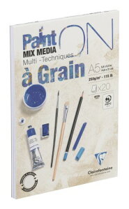 N[tHe[k yCgI A3 pbh with Grain 20 250g/m2 ~bNXfBAy[p[ PEFCF؎擾 AVbht[ ISO9706   pXe AN CN M Clairefontaine