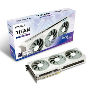 SPARKLE Intel Arc B580 OtBbNJ[hOC gvt@uTITANvV[Y zCgJ[f ( B580 TITAN Luna OC 12GB )