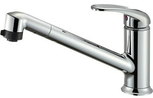 SANEI(サンエイ) シングルワンホールスプレー 混合栓 ロックナット締付け式 寒冷地用