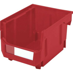 TRUSCO(トラスコ) スタッキングコンテナ 6.6L レッド TSC239R