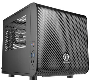 Thermaltake Core V1 Mini-ITX�Ή��L���[�uPC�P�[�X CS4872 CA-1B8-00S1WN-00