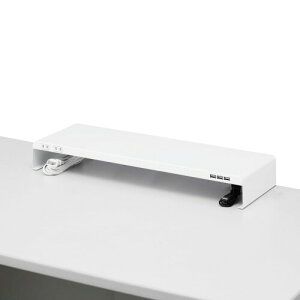 �T�����T�v���C �d���^�b�v�{USB�|�[�g�t�����ド�b�N�iW600×D200 �z���C�g�j MR-LC202WN