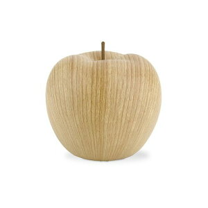 貯金箱 マネーバンク 木目調 陶器 ペーパーウエイト オブジェ インテリア 北欧 モダン ナチュラル MoneyBank Apple りんご