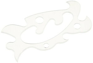 ウチダ 万能雲形定規 エッジ付 中型 014-0016