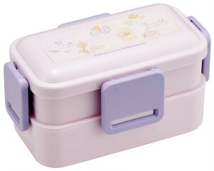 スケーター(Skater) 弁当箱 2段 600ml 女性 日本製 ふわっと盛れるドーム型ふた ランチボックス 食洗機対応 レンジ対応 すみっコぐらし おまじない PFLW4AG-A