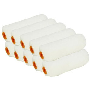 アサヒペン ペイント用 多用途ローラースモール 10本パック 100mm S4-10P レギュラーローラーサイズ 水性塗料 油性塗料 兼用