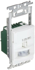 �p�i�\�j�b�N(Panasonic) �M���Z���T�t�����X�C�b�` �ǎ�t �R�X���V���[�Y ���C�h21 2�����E3�H�z���Ή� LED��p (���邳�Z���T�E�蓮�X�C�b�`�E�X�C�b�`�X�y�[�X�t) �z���C�g WTK18115WK