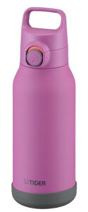 タイガー魔法瓶 水筒 1.0リットル ハンドル付き片手で開けやすいワンタッチ真空断熱ステンレスボトル スポーツドリンクOK 大容量 直飲み 広口 保冷専用 MTA-H100PH パープル