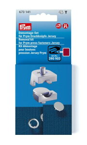 Prym 673141 Demontage Druckkn?pfe Jersey, 8 und 10 mm Set, brombeer, One Size