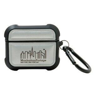 �}���n�b�^���|�[�e�[�W(Manhattan Portage) Square Hybrid AirPods Pro CaseBASIC LOGO �V���o�[�E�O���[ AirPods Pro2 AirPods Pro ��2/1���㌓�p APPR2-MP-06-SV