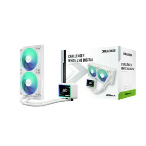 ASRock ����N�[���[ Challenger White 240mm Digital