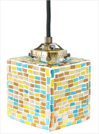 モザイクハンギングランプ スクエア レクタングル コードセット別売