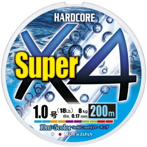 DUEL (fG) PEC ނ莅 HARDCORE X[p[ X4 1.0 200m 5F H4306-5C