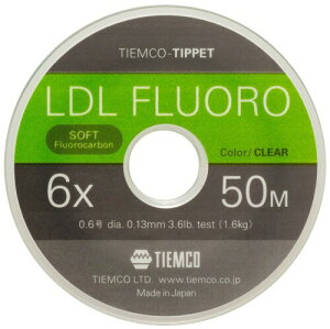 �e�B���R(TIEMCO) �e�B�y�b�g LDL �t�����e�B�y�b�g 6X 0.6�� 50m 2.9kg 1.3lb