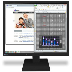 EIZO �r�W�l�X�����X�N�G�A���j�^�[ | FlexScan S1934-TBK | 19.0�^SXGA�E�`���g�X�^���h�E�u���b�N