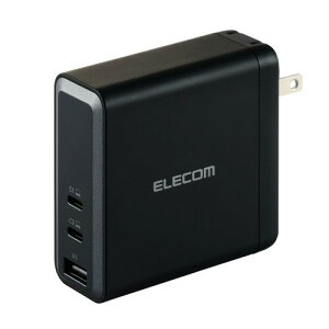 �G���R�� �[�d�� USB PD�Ή� 140W USB-C×2 USB-A×1 PPS�Ή� PSE�Z�p��K�� �u���b�N EC-AC96140BK