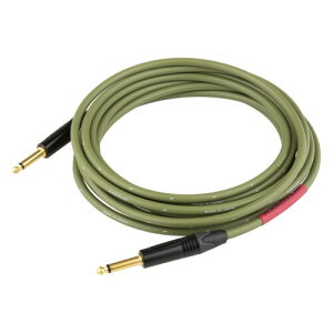 KAMINARI GUITARS ギターシールド Electric Bass Cable2 5m 鶯(Moss Green) K-BC2-5SS