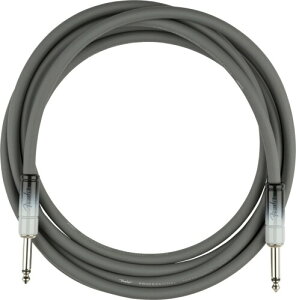 Fender tF_[ ypV[hP[u Ombr? Instrument Cable, Straight/Straight, 10', Silver Smoke 3m