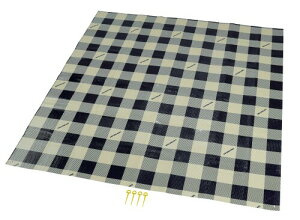 LveX^bO(CAPTAIN STAG) W[V[g }bg NbVW[V[g 180×180cm 1mm 2 [obOt s4{t MK`FbN UB-3062