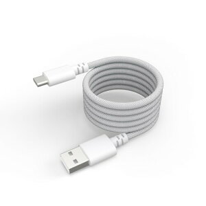 �g�b�v�����h TOPLAND USB Type C �P�[�u�� USB-C USB-A �P�[�u�� �}�O�l�b�g���� �I�[�g���[�� ���܂Ȃ� ���[ �܂Ƃ܂� ���x�Z���T�[���� ���S�݌v iPhone 15 16 17 Android �Ή� �z���C�g �� 1m CHCM10-WT