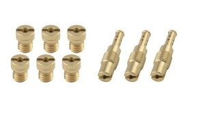 ポッシュフェイス(POSH FAITH) バイク用品 メインジェット/パイロットジェットセット オーバーサイズメインジェット/パイロットジェットセット メイン(6X8)パイロット(23.6X6-A) FTR223 (-2009) 79