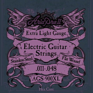 AriaProII AAvc[ GLM^[ Flat Wound tbgEh Extra Light GNXgCg AGS-900XL