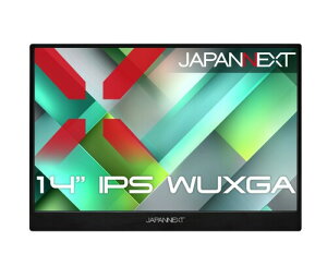 JAPANNEXT 14�C���` IPS�p�l������ WUXGA(1920×1200)�𑜓x ���o�C�����j�^�[ JN-MD-IPS14WX miniHDMI USB-C �A�X�y�N�g�� 16:10 �������L�b�N�X�^���h���� �t�F���g�P�[�X����
