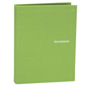 セキセイ SEKISEI アルバム ポケット ハーパーハウス レミニッセンス ミニポケットアルバム カードサイズ 80枚収容 チェキ/カード 51~100枚 布 グリ-ン XP-80C