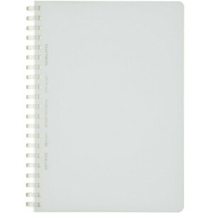 コクヨ(KOKUYO) ノート ソフトリング クリア 方眼ドット罫 B6 80枚 透明 ス-SV548WT-T