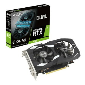 ASUS Dual GeForce RTX 3050 OC Edition 6GB GDDR6 rfIJ[h/DUAL-RTX3050-O6G Kʕi