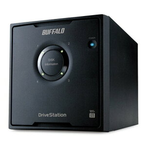 �o�b�t�@���[ BUFFALO RAID5�Ή� USB3.0�p �O�t���n�[�h�f�B�X�N 4�h���C�u���f�� 4TB HD-QL4TU3/R5J