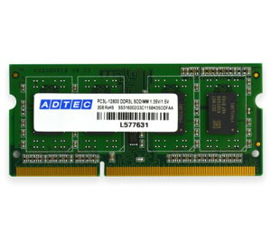AhebN DDR3-1600/PC3-12800 SO-DIMM 4GB ȓd ADS12800N-H4G