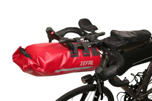 ゼファール(Zefal) 自転車用 エアロバー用バッグ Z Adventure Aero F8 防水 レッド 8L 7088