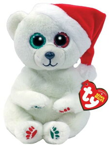 TY Beanie Emery - Christmas Polar Bear - 6"