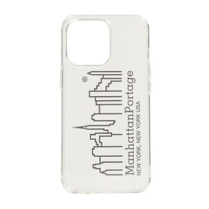 �}���n�b�^���|�[�e�[�W(Manhattan Portage) Hybrid Clear Case �N���A iPhone 13 Pro iP13PRO-HYB-CLEAR-BK �w�ʌ^ ����