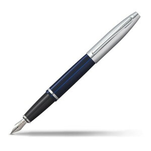 cross calais blue fountain pen medium nib with gift box at 0116 3 ms
