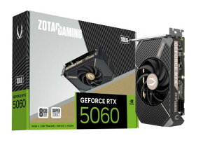 ZOTAC GAMING GeForce RTX 5060 SOLO 8GB OtBbNX{[h ZT-B50600G-10L VD9215
