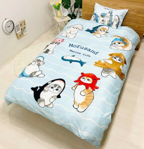 MORIPiLO tTh zcJo[Zbg (mofusand Tɂ |zcJo[EJo[) _炩s[`XL VO 150x210cm u[ ObY  QJo[ 2_Zbg LN^[ ܂
