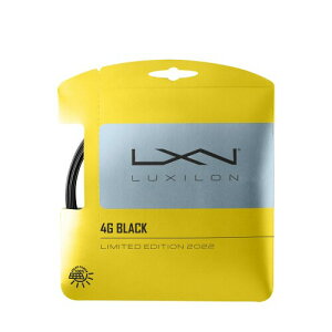 LUXILON(���L�V����) �e�j�X �X�g�����O �K�b�g 4G BLACK 125 (4G �u���b�N 125) �P���� �u���b�N WR8308201125