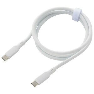 �I�[��(OHM) AudioComm �Ȃ߂炩�P�[�u�� USB-C to C 1m �z���C�g�b�I�[���d�@ SMT-L10SCC-W 01-7338